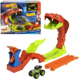 Mattel JJN44 — Трасса Hot Wheels «Монстр-трак: Нокаут змеи» с 1 машинкой JJN44 — фото 1