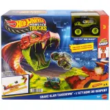 Mattel JJN44 — Трасса Hot Wheels «Монстр-трак: Нокаут змеи» с 1 машинкой JJN44 — фото 2