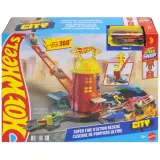 Mattel JHL95 — Трасса Hot Wheels «Супер пожарная часть» с 1 машинкой JHL95 — фото 2