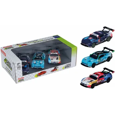 Набор машинок Carrera Pull 13033 & Speed Ford Mustang GT3 3 шт 13033
