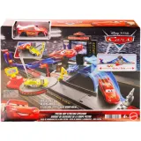 Mattel JHL42 — Трасса Disney Тачки Золотой Поршень с машинкой Молния Маккуин JHL42 — фото 1