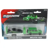 Набор Majorette 2103000 A Два металлических автомобиля Mercedes-AMG 1:64 с автовозом 2103000 — фото 1