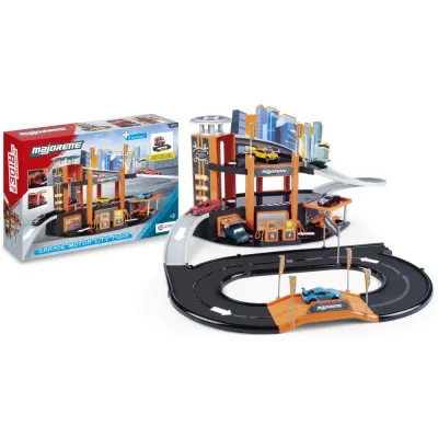 Двухуровневый гараж Majorette Motor City Plus 3008000 с машинкой 3008000