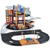 Двухуровневый гараж Majorette Motor City Plus 3008000 с машинкой 3008000 — фото 3