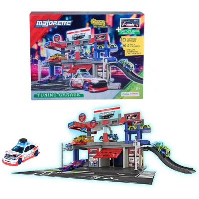Тюнинг-гараж Majorette Japan Series 4108000 со светом и звуком и машинкой 4108000