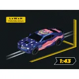 Машинка Carrera GO 64290!!! Chevrolet Camaro «Stars 'n Stripes» патриотическая ливрея 1:43 64290 — фото 3
