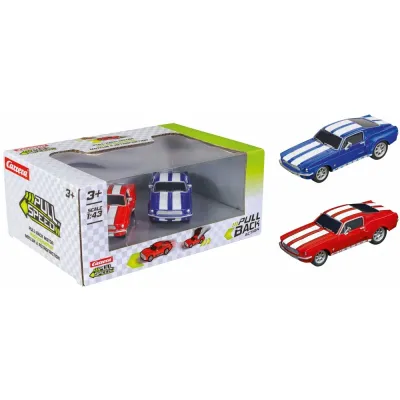 Набор машинок Carrera Pull 13030 & Speed Ford Mustang '67 2 шт 13030