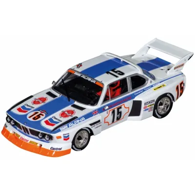 Слот-машинка Carrera Evolution BMW 27789 3.5 CSL «No.15» туринговые гонки 1970-х 1:32 27789
