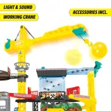 Dickie Construction - Большой строительный набор с краном + 4 транспортных средства Свет Звук 3339001 — фото 4