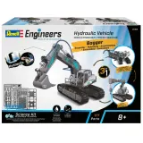 Revell - Engineers - Гидравлический экскаватор 3в1 Модель для сборки 177 дет. 21305 — фото 2
