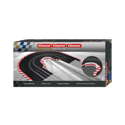 Поворот с шиканой и шинными барьерами Carrera Digital 20613 124/132, 63 детали 20613