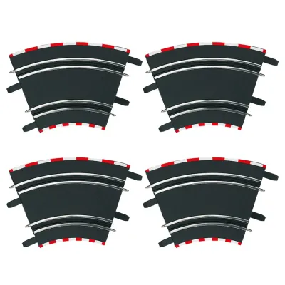 Carrera GO!!!/Digital 143 - Поворот наклонный 1/45° 4 шт. 61612