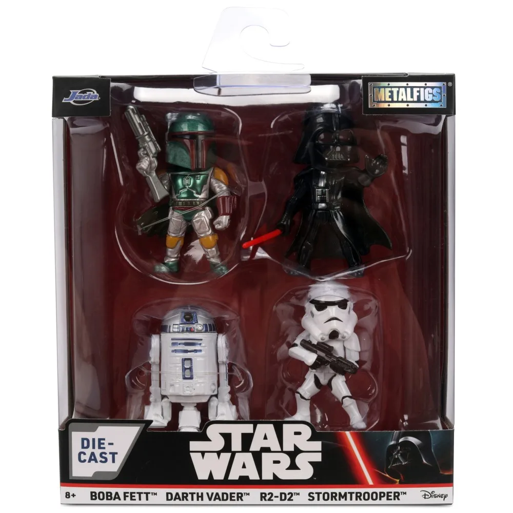 Jada Toys 3367023 — Набор из 4 металлических коллекционных фигурок «Звёздные войны» Star Wars 3367023