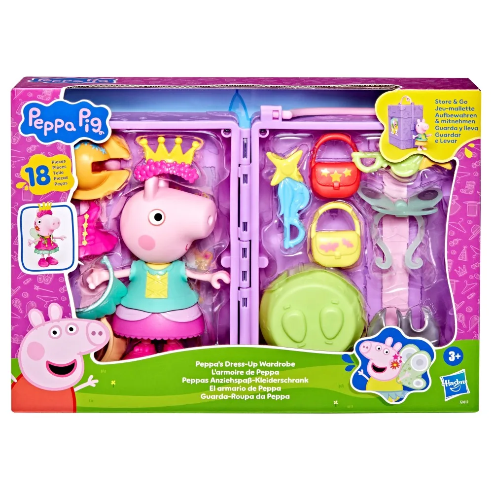 Hasbro G1017 — Игровой набор гардероб Пеппы с фигуркой 15 см Свинка Пеппа G1017