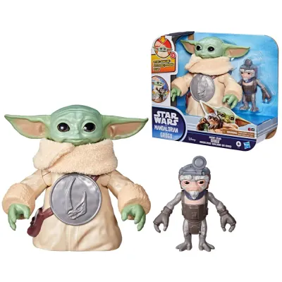 Hasbro G2530 — Интерактивная мягкая игрушка «Грогу-обнимашка» 16,5 см Star Wars G2530