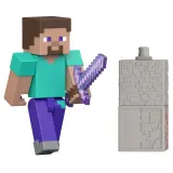 Mattel GTP08 JJR85 — Фигурка Стив 8 см (серия Redstone) Minecraft JJR85 — фото 1