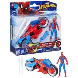 Hasbro Marvel SPIDER-MAN - Мотоцикл Web Blast Cycle с пусковым устройством + фигурка F6899 — фото 1