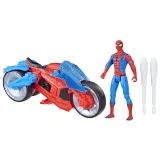 Hasbro Marvel SPIDER-MAN - Мотоцикл Web Blast Cycle с пусковым устройством + фигурка F6899 — фото 3