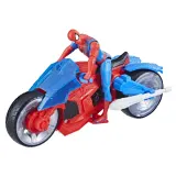 Hasbro Marvel SPIDER-MAN - Мотоцикл Web Blast Cycle с пусковым устройством + фигурка F6899 — фото 5