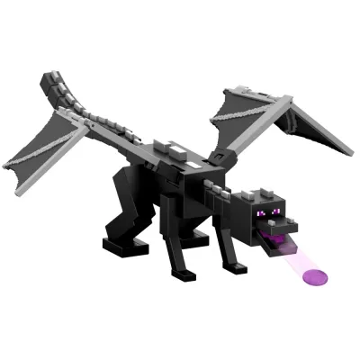 Mattel JKC13 — Фигурка Дракон Края с функцией запуска 55 см Minecraft JKC13