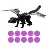Mattel JKC13 — Фигурка Дракон Края с функцией запуска 55 см Minecraft JKC13 — фото 2