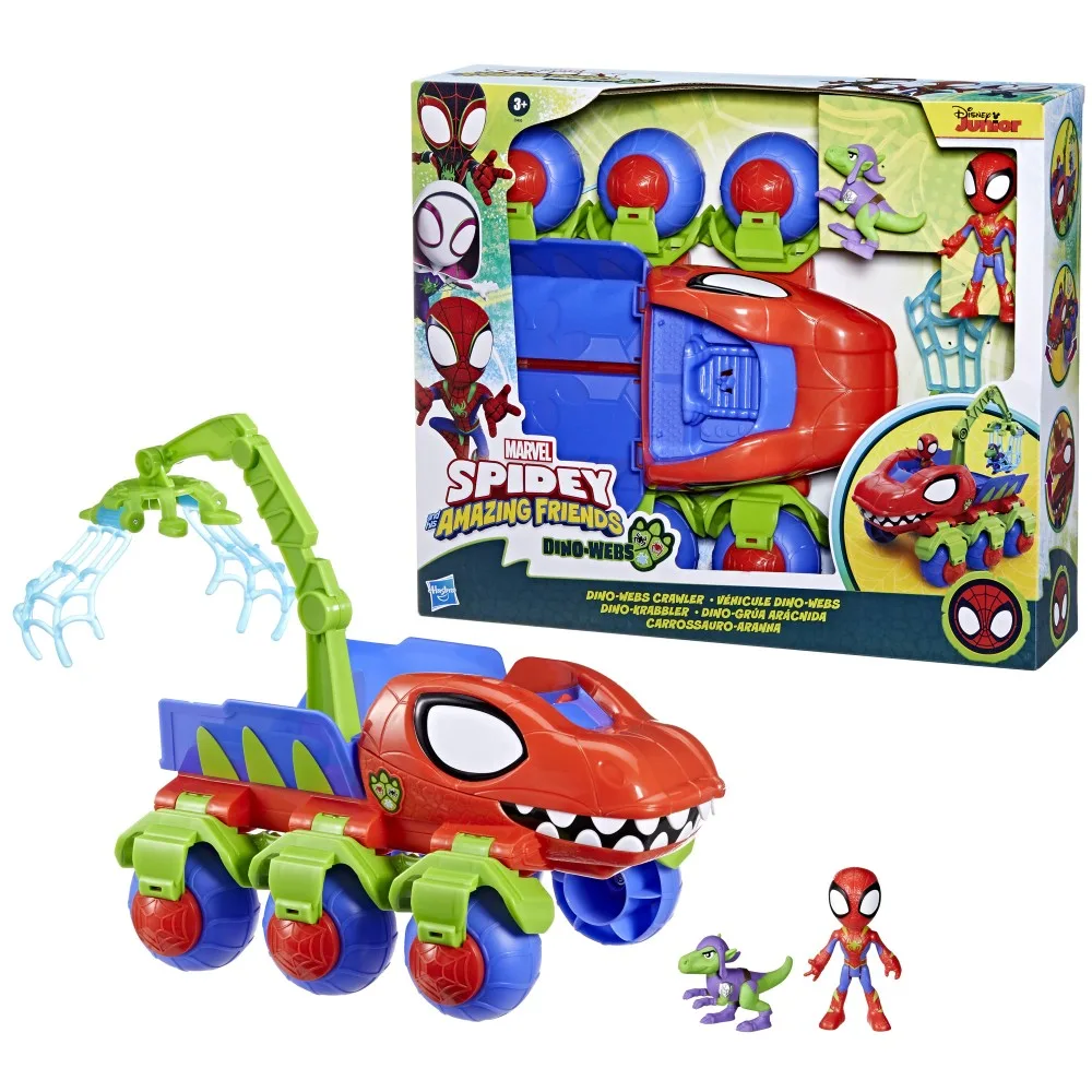 Hasbro Spidey i super-kumple - Транспортное средство DINO-WEBS CRAWLER + фигурка Spider-Man F9480
