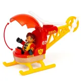 BRIO World - Большая деревянная железная дорога ПОЖАРНАЯ СЛУЖБА Набор MEGA SPIRALA 73 элемента 36114 — фото 6