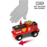 BRIO World - Большая деревянная железная дорога ПОЖАРНАЯ СЛУЖБА Набор MEGA SPIRALA 73 элемента 36114 — фото 7