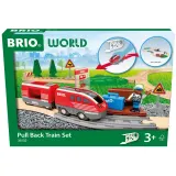BRIO 36102 «BRIO World Деревянная железная дорога с инерционным поездом, 28 деталей» 36102 — фото 2
