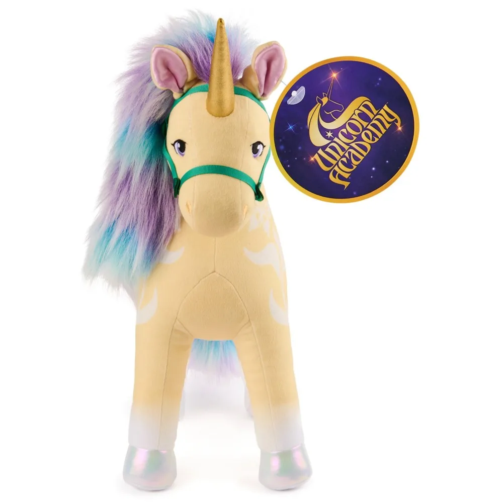 Spin Master 32606 20143158 — Плюшевый единорог Листка 38 см Академия единорогов 20143158