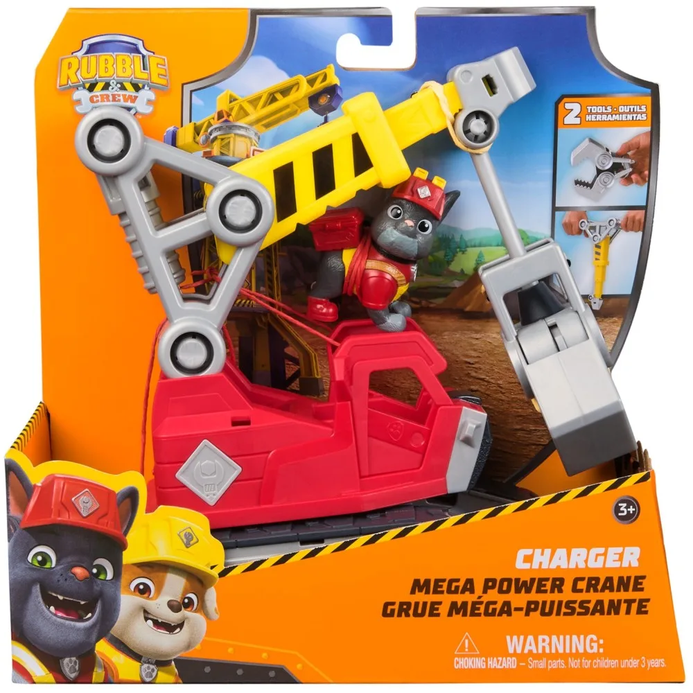 Psi Patrol Rubble i jego Ekipa - Грузовик с краном + фигурка Chargera 20152424