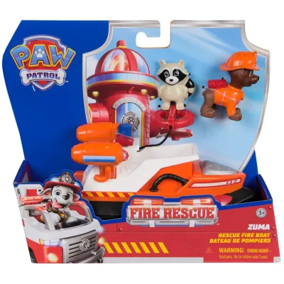 Spin Master 97236 20151497 — Спасательный катер Fire Rescue + фигурка щенка Зума Щенячий патруль 20151497
