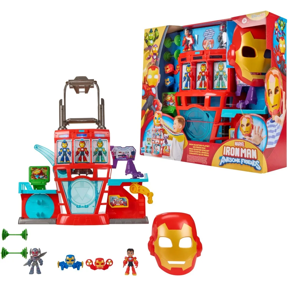 Hasbro Iron Man i super ekipa - БАЗА СУПЕРГЕРОЕВ Iron Quarters Свет и звук G1259