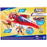 Hasbro F9329 — Боевой самолёт Repulsor Blast с фигуркой Железного человека Мстители F9329 — фото 5