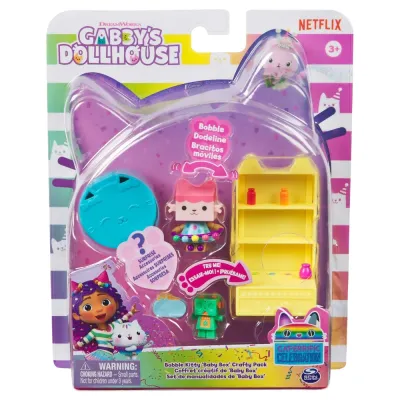 Spin Master 36248 20144757 — Кошачья мебель: мастерская Картонного котёнка + фигурка Кукольный домик Габби 20144757