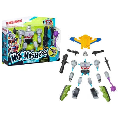 Hasbro F9731 F9736 — Фигурка Мегатрона MixMashers 12 см с аксессуарами Трансформеры F9736