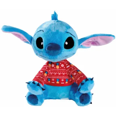 Simba 15870332 — Мягкая игрушка Disney Стич в зимнем свитере 25 см 15870332