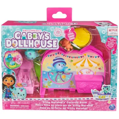 Koci Domek Gabi - Волшебные комнаты для дома Игровая комната + фигурка котенка 20144381