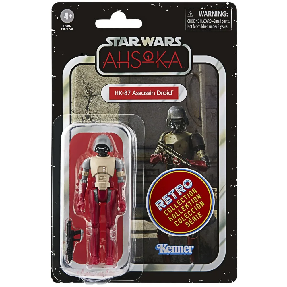 Hasbro F6874 F7304 — Коллекционная фигурка «Дроид-убийца HK-87» 9,5 см Retro Star Wars F7304