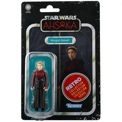 Hasbro F6874 F7303 — Коллекционная фигурка «Морган Элсбет» 9,5 см Retro Star Wars F7303