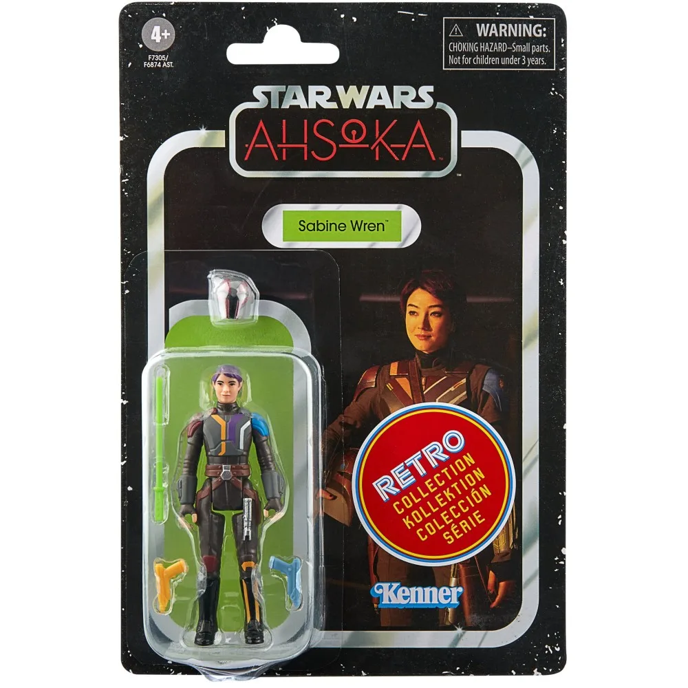 Hasbro F6874 F7305 — Коллекционная фигурка «Сабина Врен» 9,5 см Retro Star Wars F7305