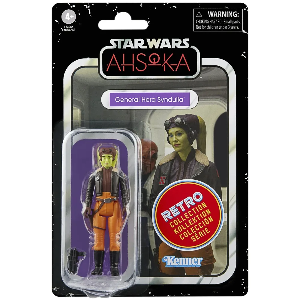 Hasbro F6874 F7306 — Коллекционная фигурка «Генерал Хера Синдулла» 9,5 см Retro Star Wars F7306