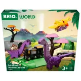BRIO 36094 «Деревянная железная дорога Dino «Приключение с динозаврами», 21 деталь» 36094 — фото 1