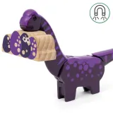 BRIO 36094 «Деревянная железная дорога Dino «Приключение с динозаврами», 21 деталь» 36094 — фото 7