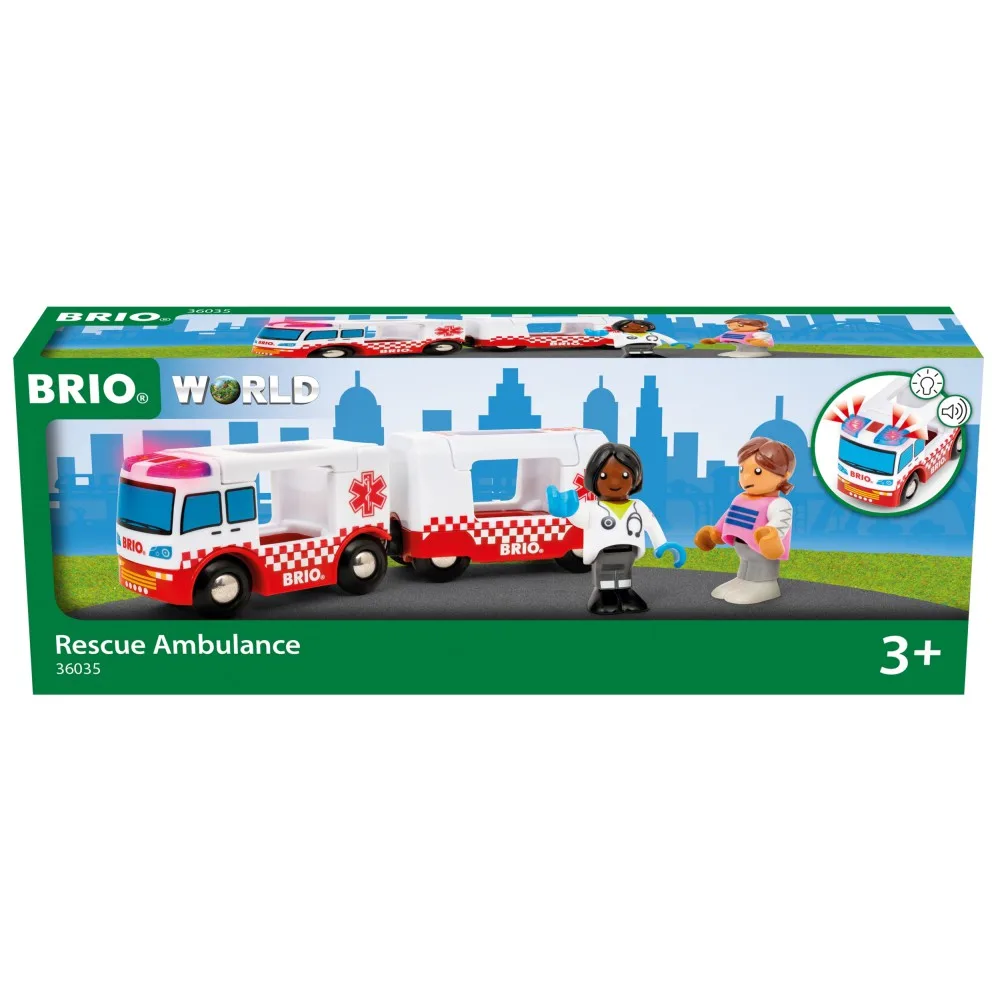 BRIO 36035 «Скорая помощь со светом и звуком» 36035