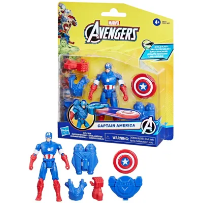 Hasbro F9327 F9341 — Фигурка «Капитан Америка» 10 см Marvel Avengers F9341