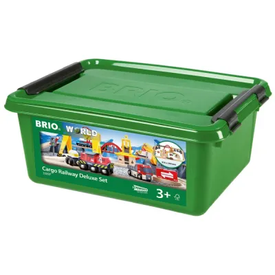 BRIO 33097 «Грузовая железная дорога Cargo Deluxe, 54 детали» 33097