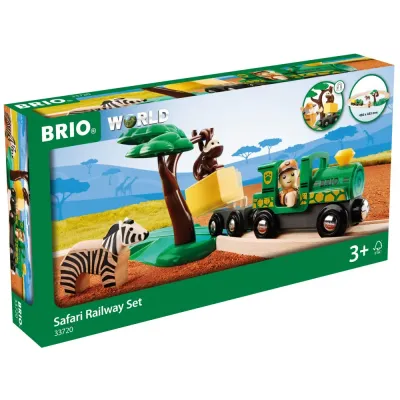 BRIO 33720 «Деревянная дорога World «Сафари», 17 деталей» 33720