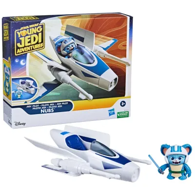 Hasbro F7981 F8015 — Истребитель X-wing + фигурка «Набс» Приключения юных джедаев F8015