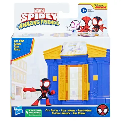 Hasbro F6688 F8362 — Игровой набор «Банк» + фигурка Майлза Моралеса Спайди и его удивительные друзья F8362
